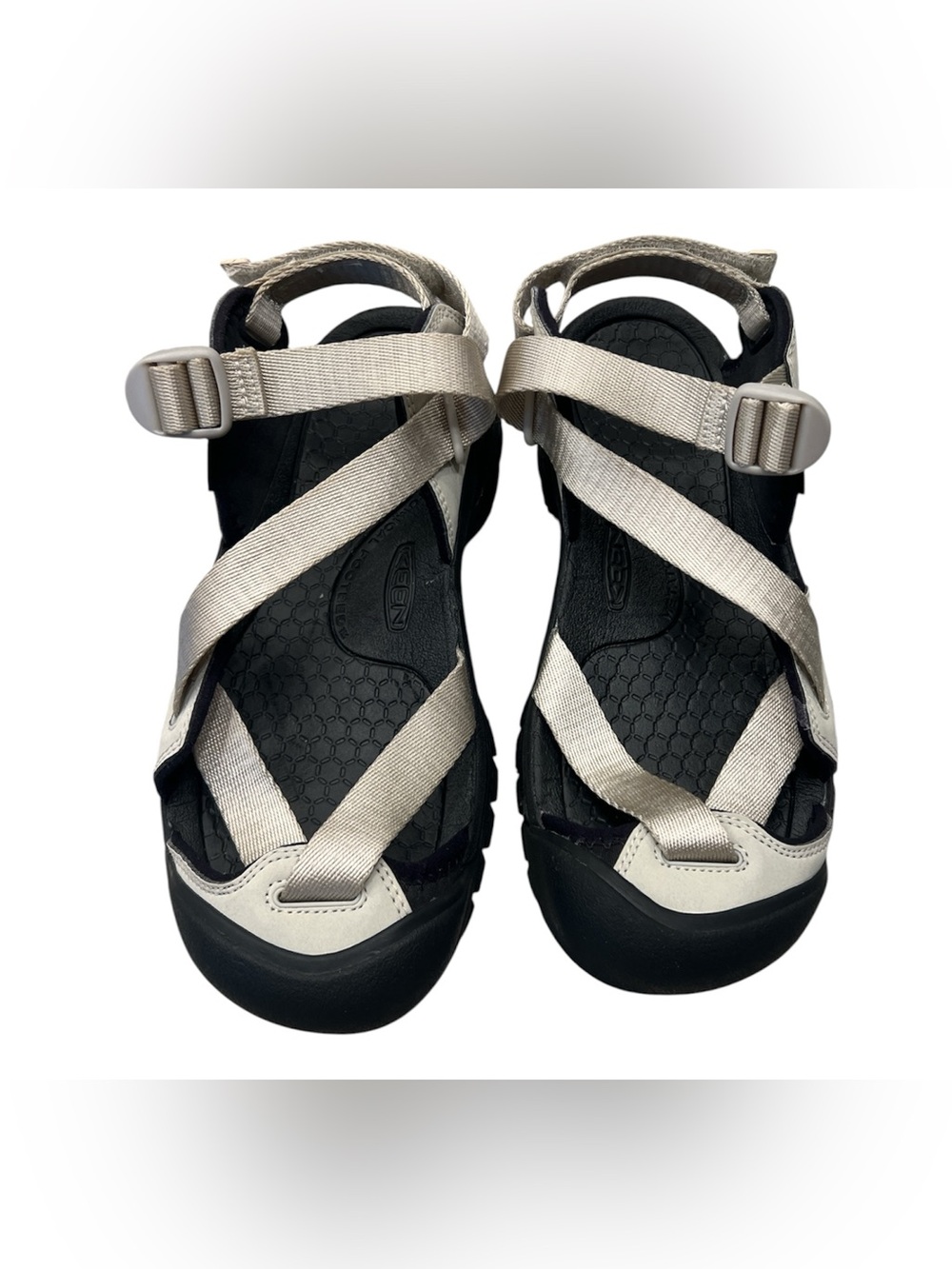 KEEN Zerraport II Waterproof Outdoor Sandals Silver Birch Size 9 US